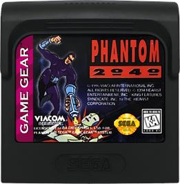 Cartridge artwork for Phantom 2040 on the Sega Game Gear.